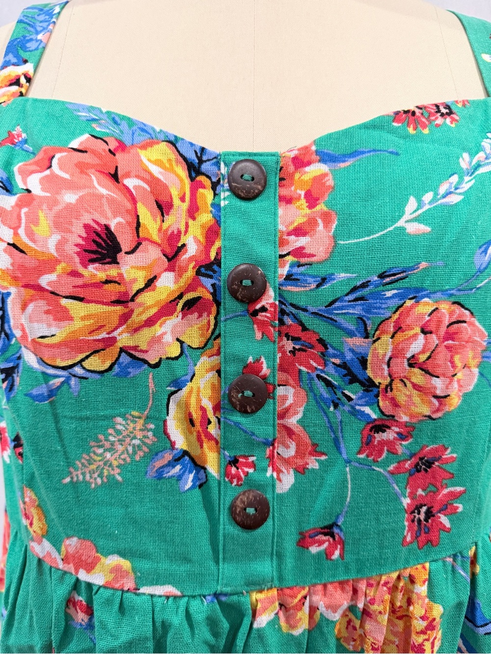 Forever 21 Multicolor Floral Print Dress in Green - Picture 5 of 9